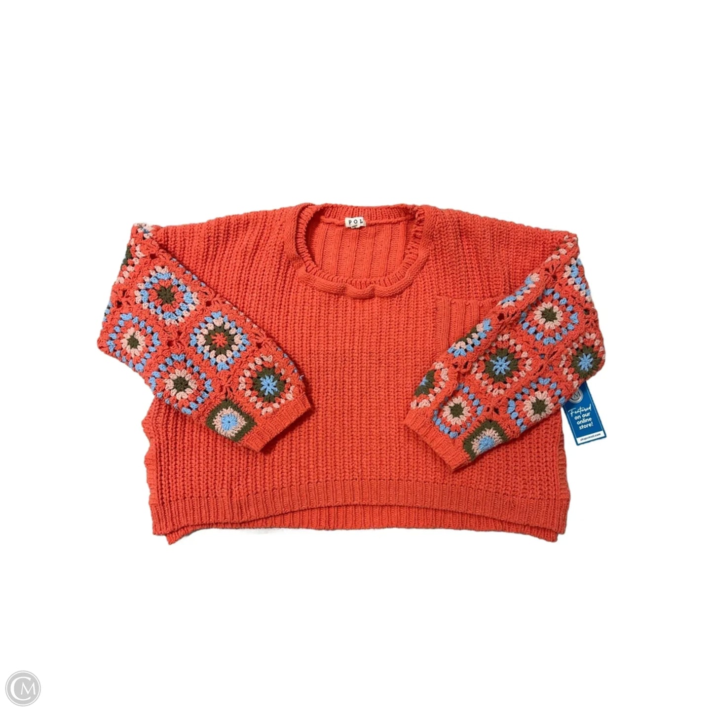 Sweater By Pol In Orange, Size: M