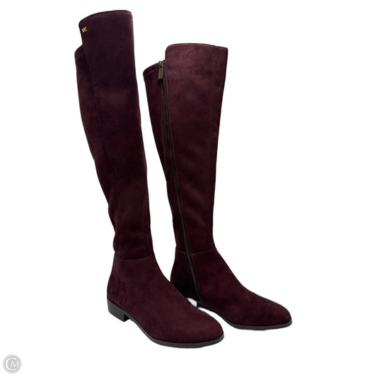 Boots Designer By Michael Kors In Purple, Size: 6