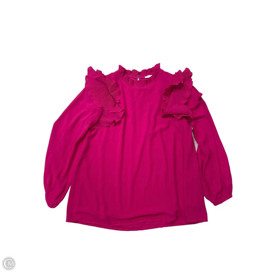 Top Long Sleeve By Jodifl In Pink, Size: M