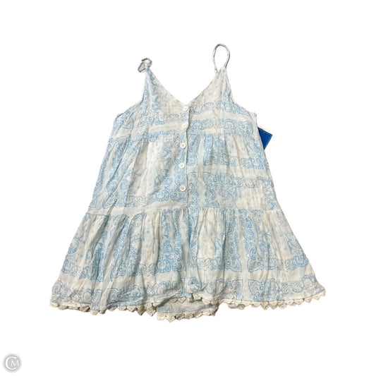 Dress Casual Short By Chelsea And Violet In Blue & White, Size: L