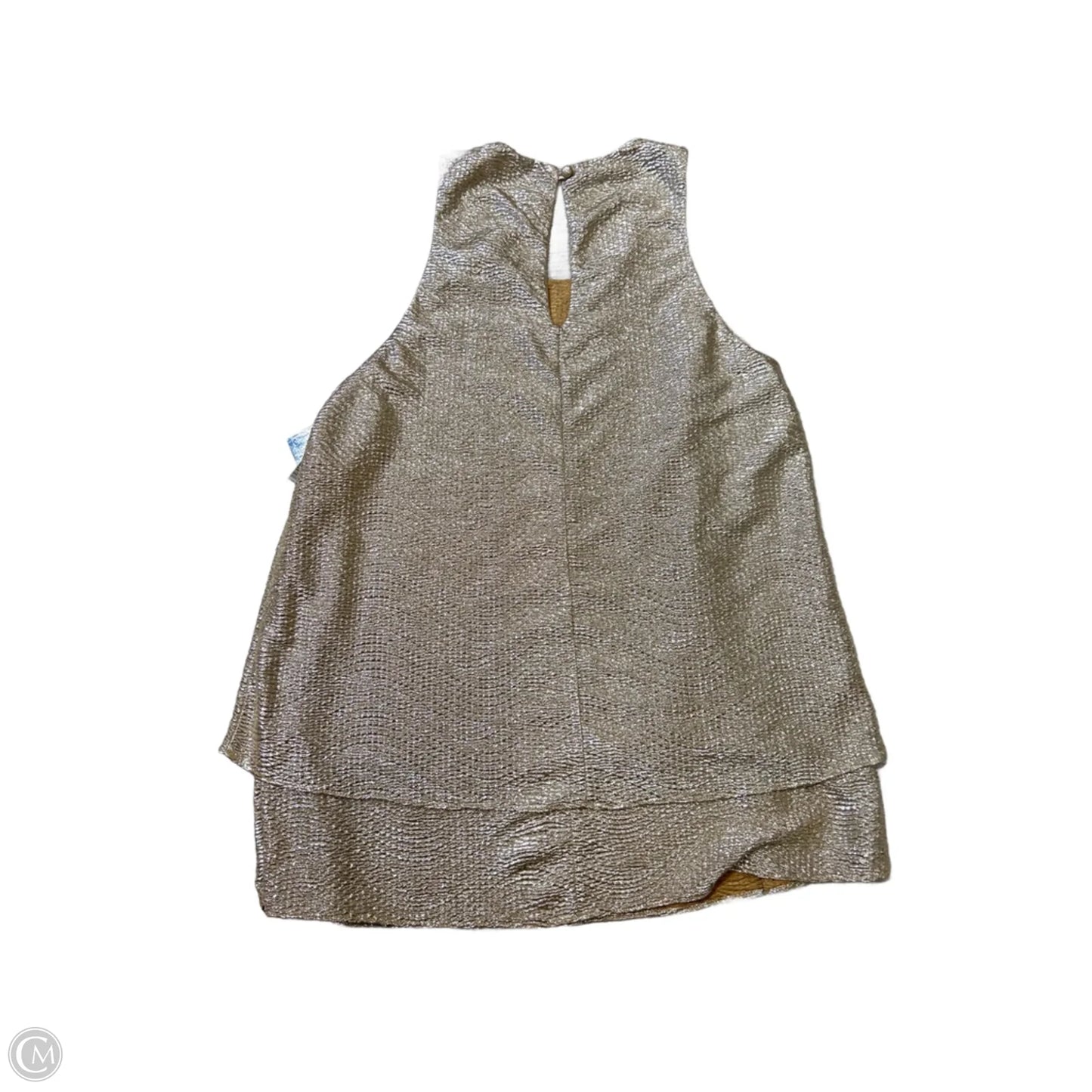 Top Sleeveless By Julie Brown In Gold, Size: Sp