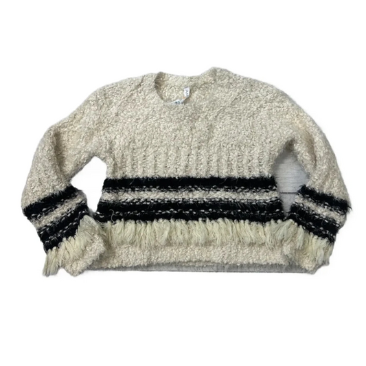 Sweater By Amadi In Cream, Size: Xs