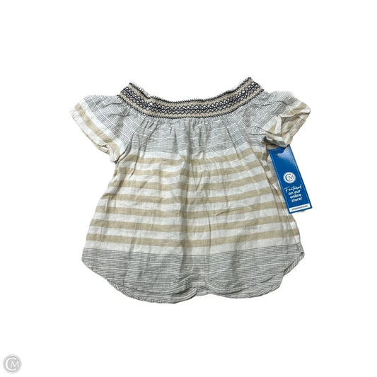 Top Short Sleeve By Vineyard Vines In Cream, Size: Xs