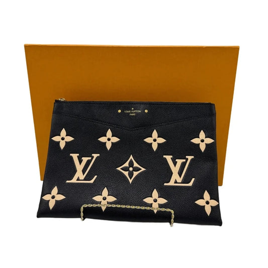 Louis Vuitton Daily Luxury Pouch / Clutch in Monogram Empreinte