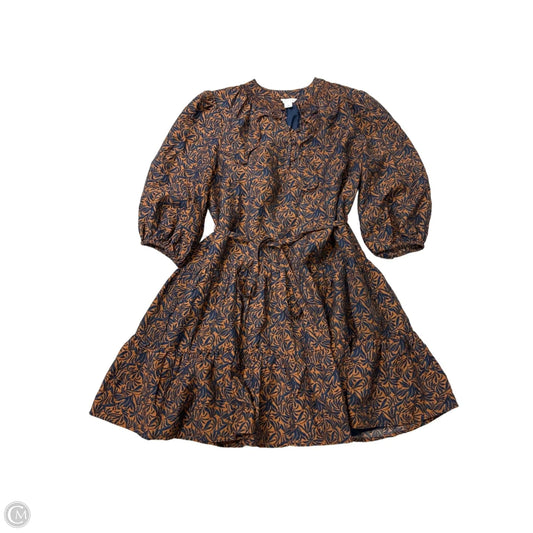 Dress Casual Short By Caslon In Blue & Brown, Size: S