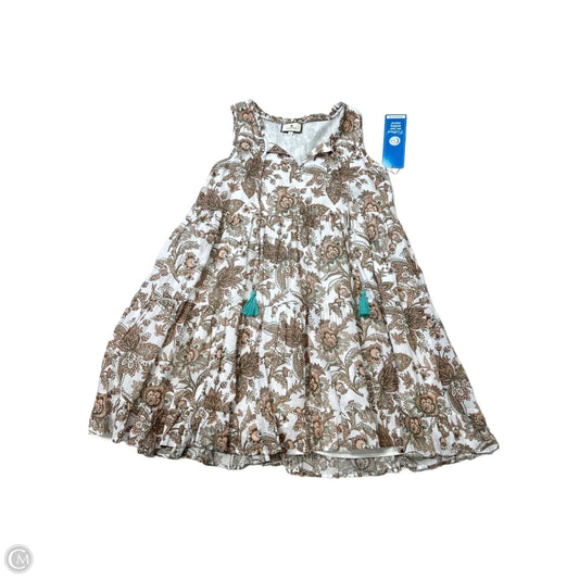 Dress Casual Short By Tuckernuck In Brown & White, Size: S