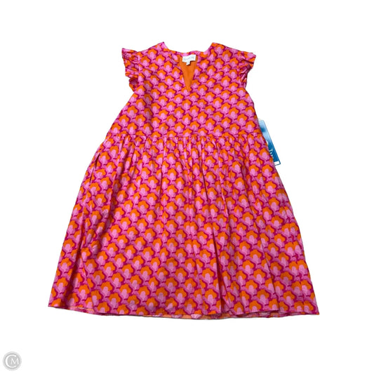 Dress Casual Short By Sugar Lips In Orange & Pink, Size: S