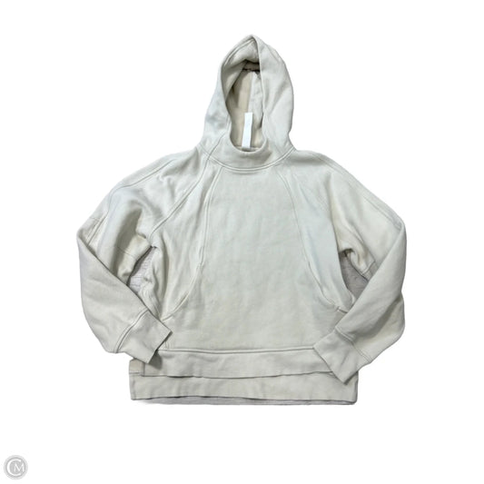 Sweatshirt Hoodie By Lululemon In Cream, Size: Xs