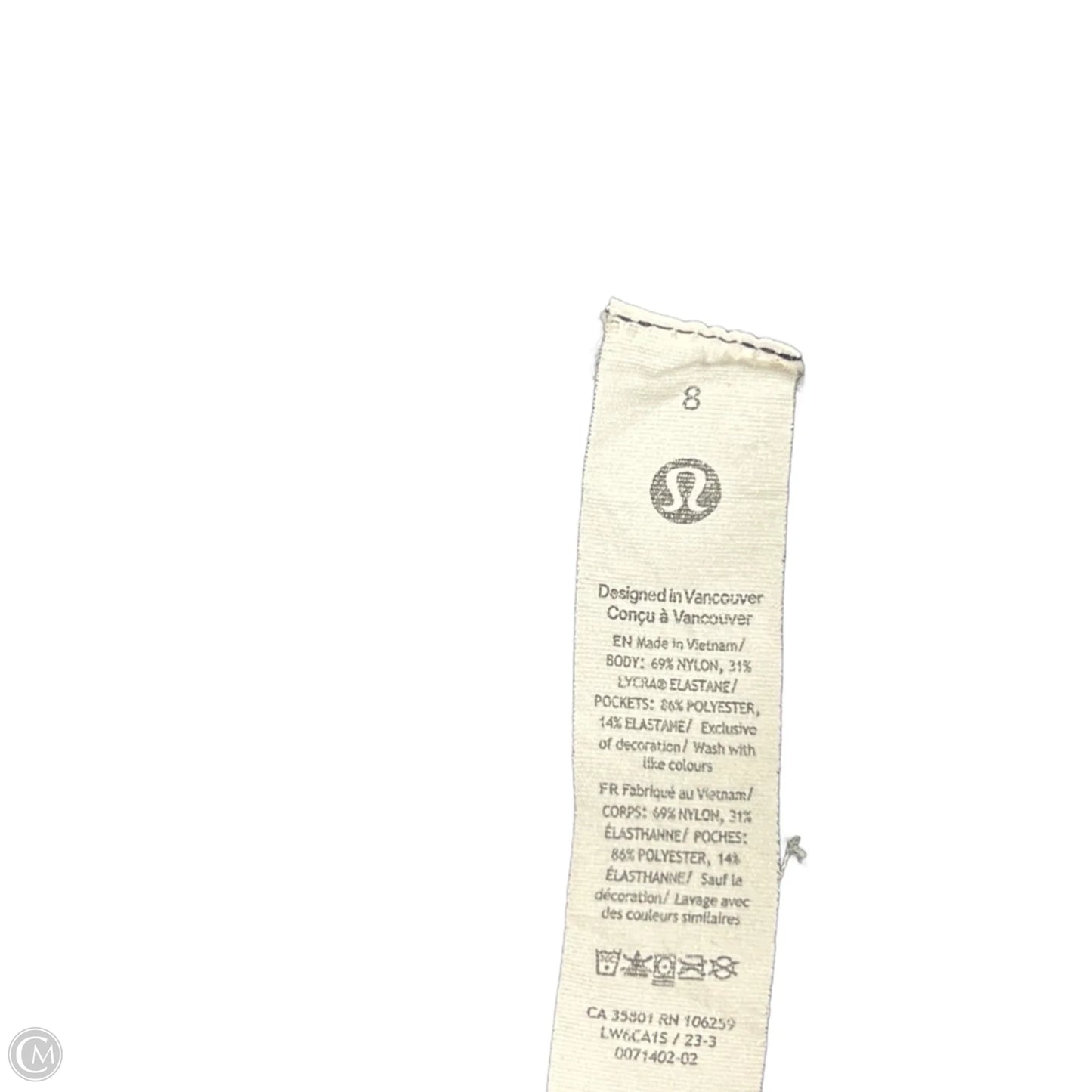 Athletic Pants By Lululemon In Black, Size: M