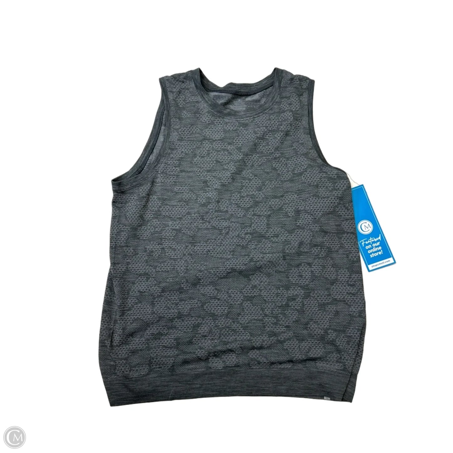 Athletic Tank Top By Lululemon In Grey, Size: L