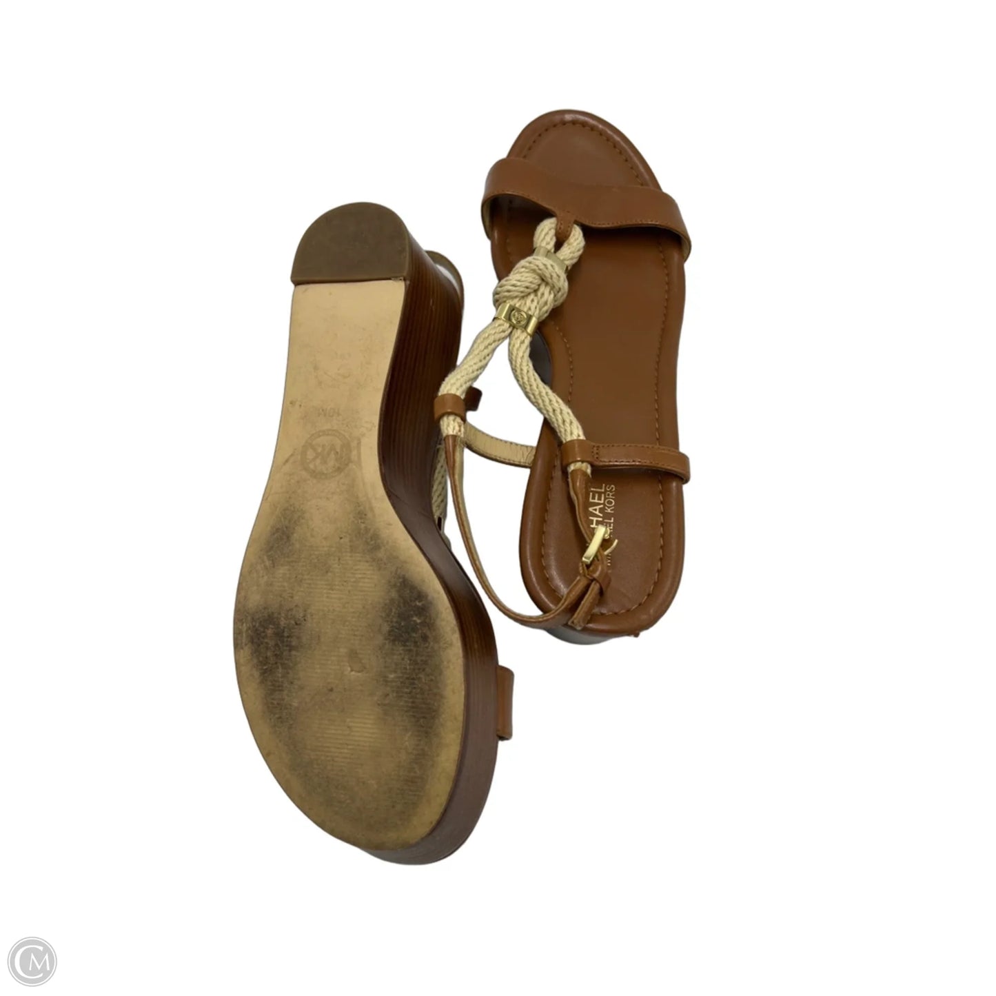 Shoes Heels Platform By Michael Kors In Brown, Size: 10