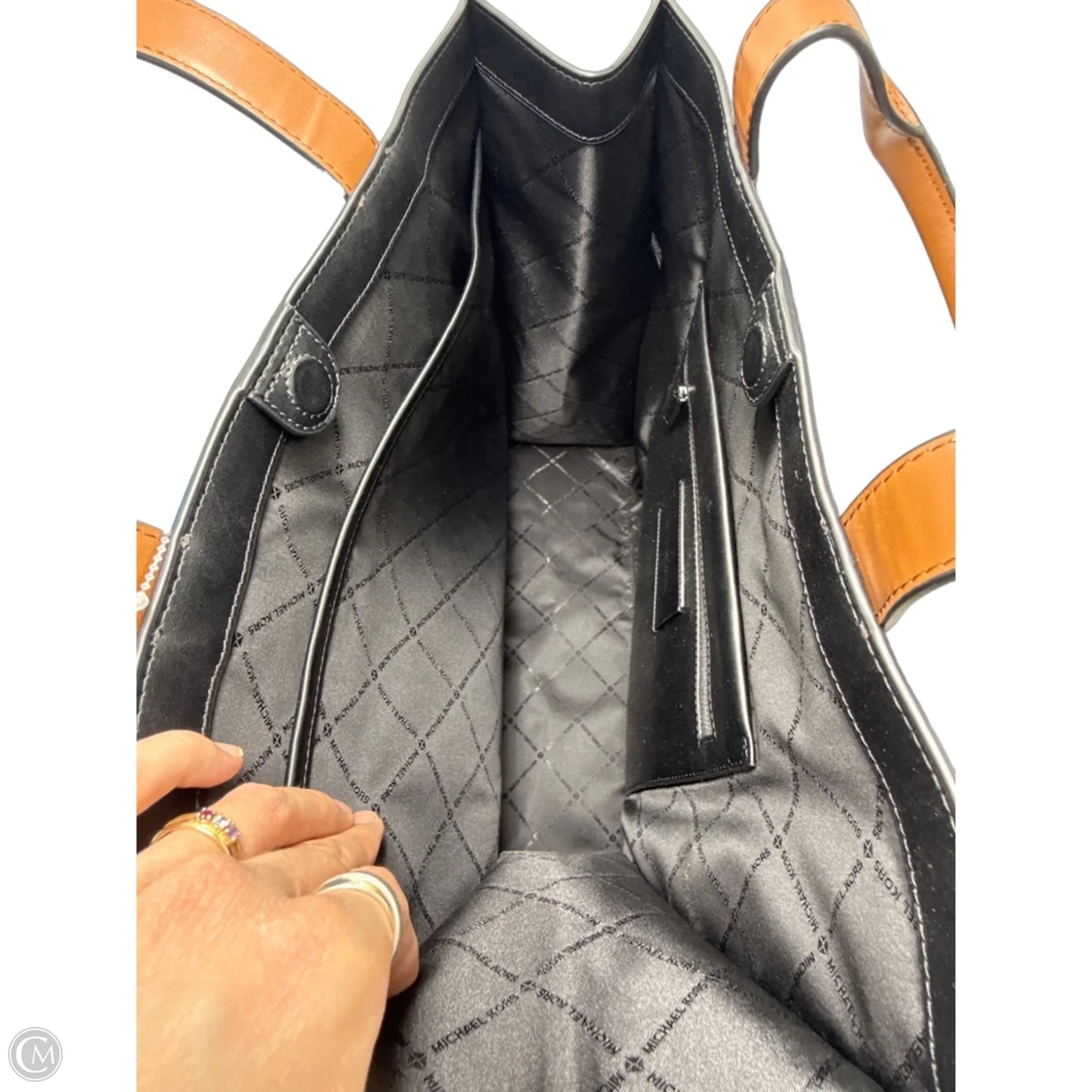 Michael Kors Cooper Logo Embossed Designer Tote / Handbag
