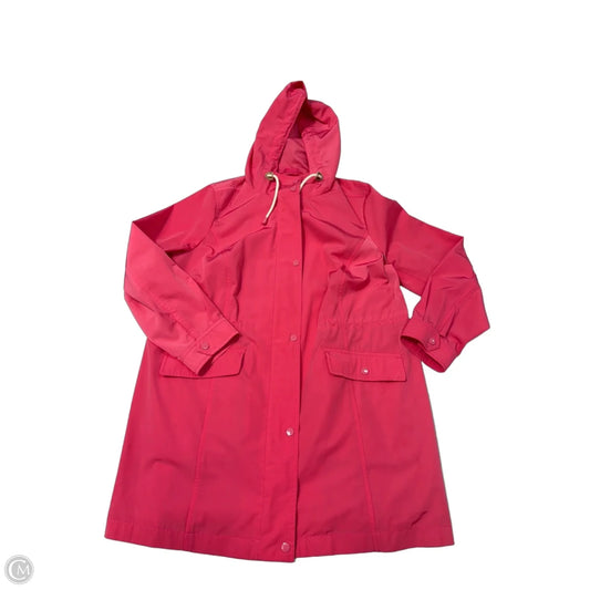 Talbots Raincoat in Pink, Size XL