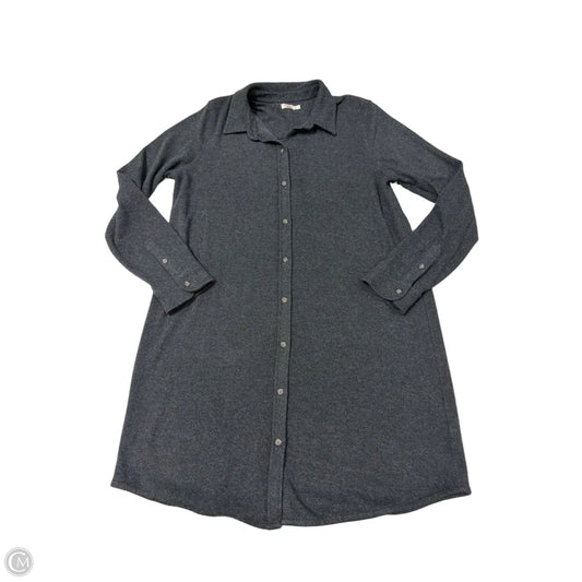 Faherty Short Casual Dress in Grey, Size XL