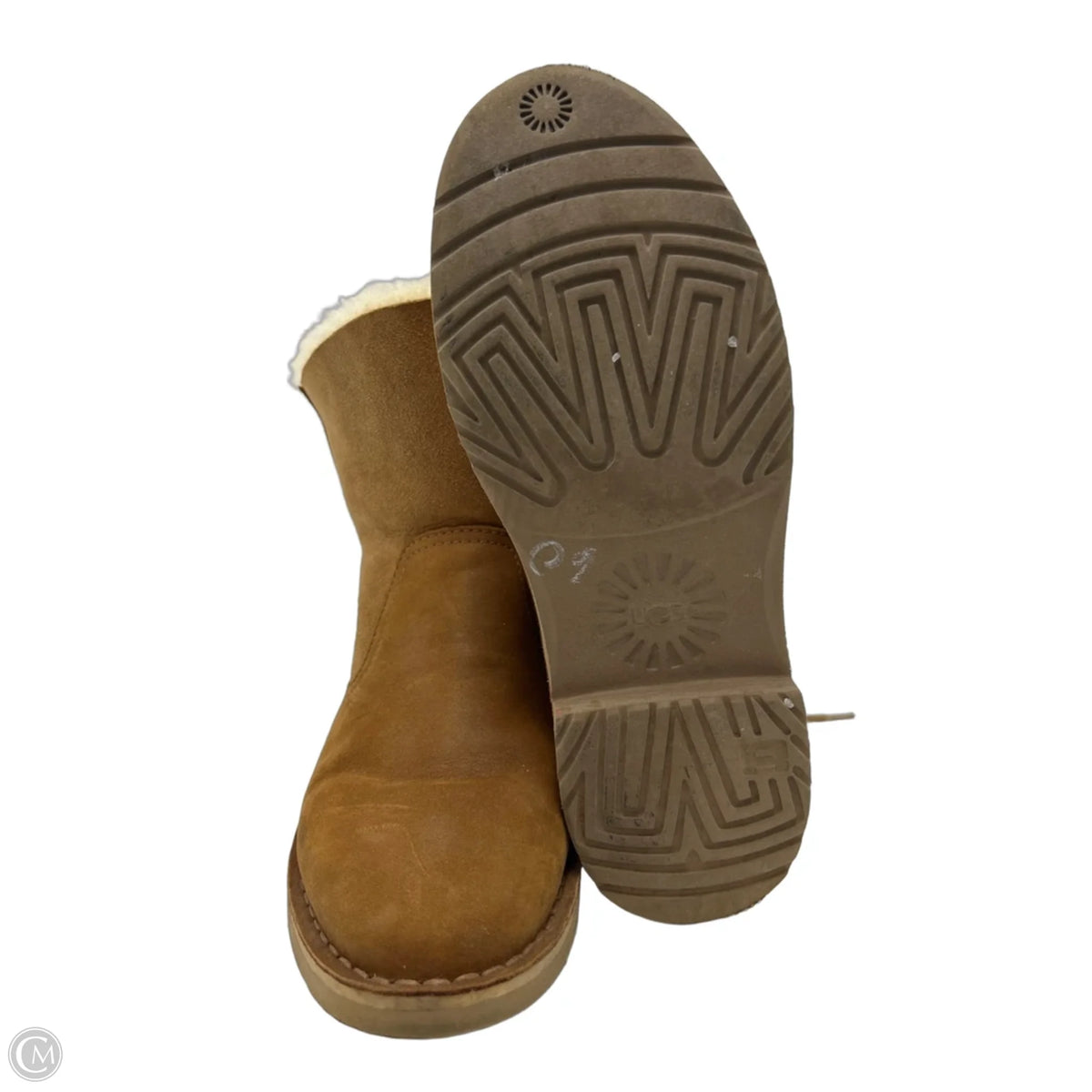 UGG Designer Boots in Brown, Size 7