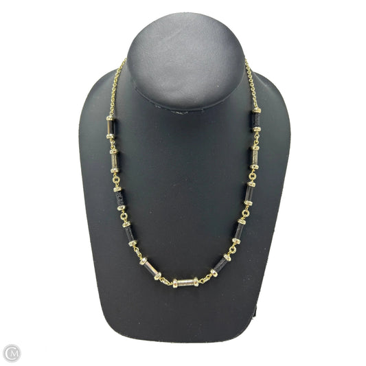 Kendra Scott Designer Necklace in Black & Gold