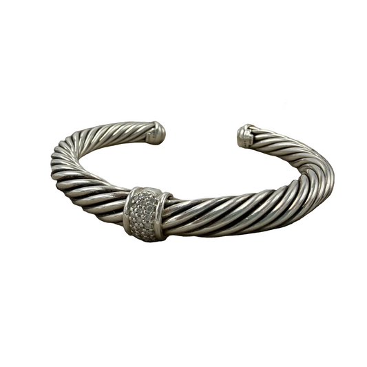 David Yurman Classic Cable Diamond Luxury Bracelet