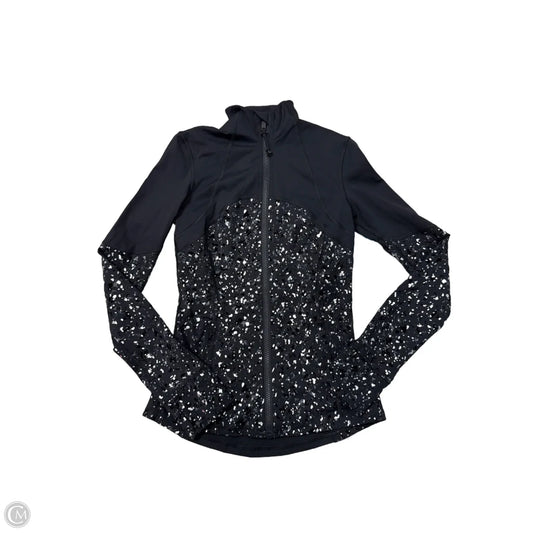 Athletic Jacket By Lululemon In Black, Size: S