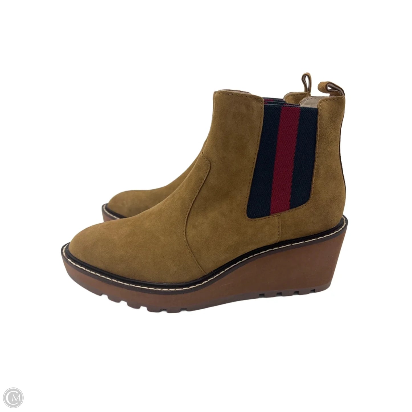 Gemma Wedge Suede Boots By Cecilia and Anthropologie, Size: 6.5