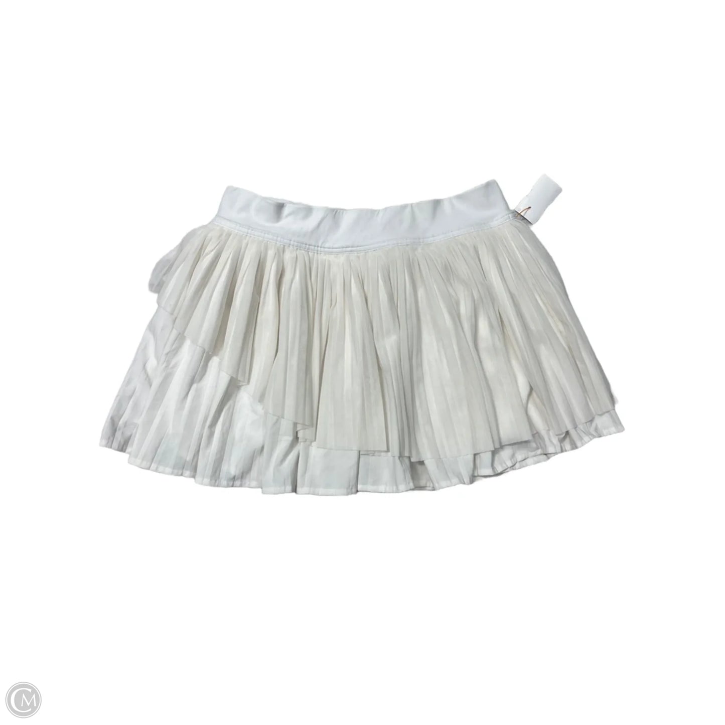 Athletic Shorts By Lululemon In White, Size: 10