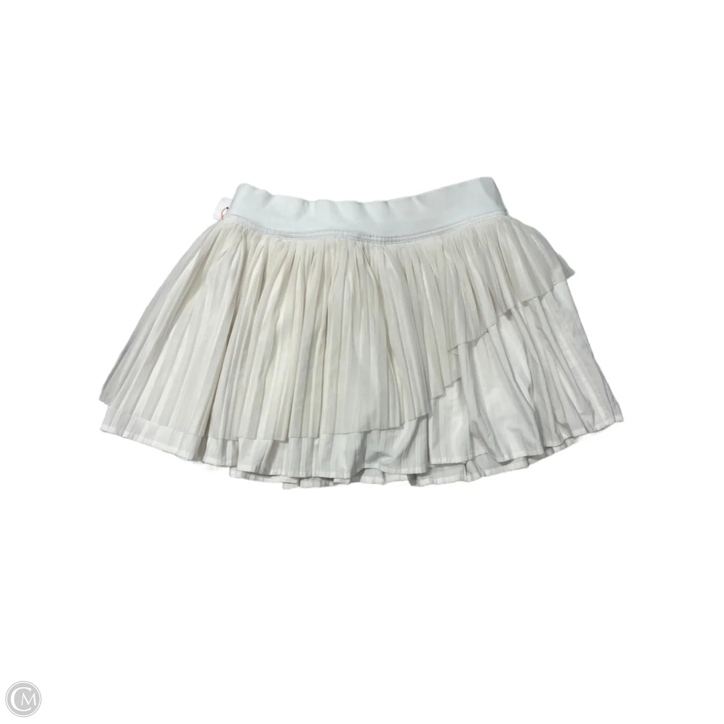 Athletic Shorts By Lululemon In White, Size: 10