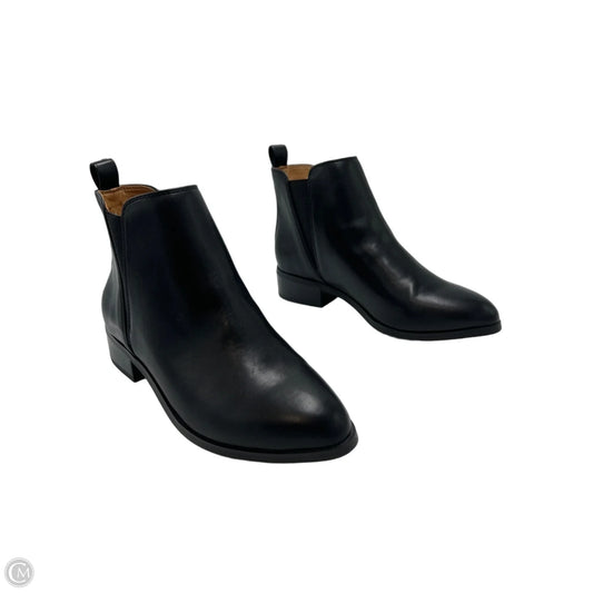J.Crew Heeled Ankle Boots in Black, Size 7