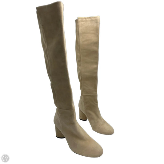 Stuart Weitzman Designer Boots in Tan, Size 8