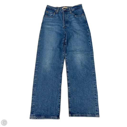 Levi's Straight Jeans in Blue Denim, Size 28