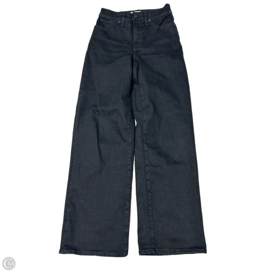 Madewell Straight Jeans in Black, Size 24