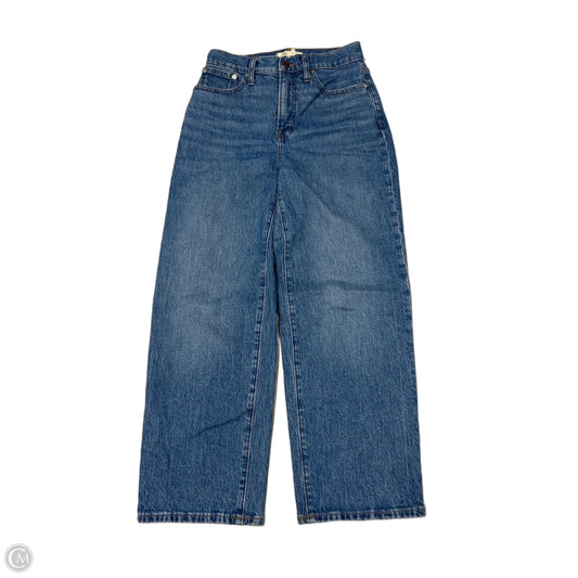 Madewell Wide Leg Jeans in Blue Denim, Size 26