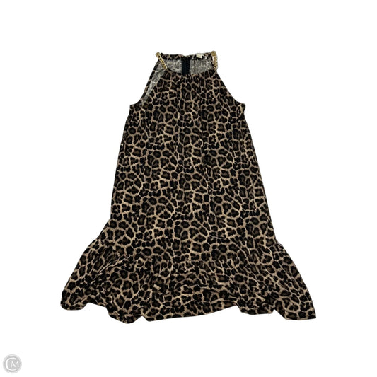 Dress Casual Midi By Michael Kors In Brown, Size: S