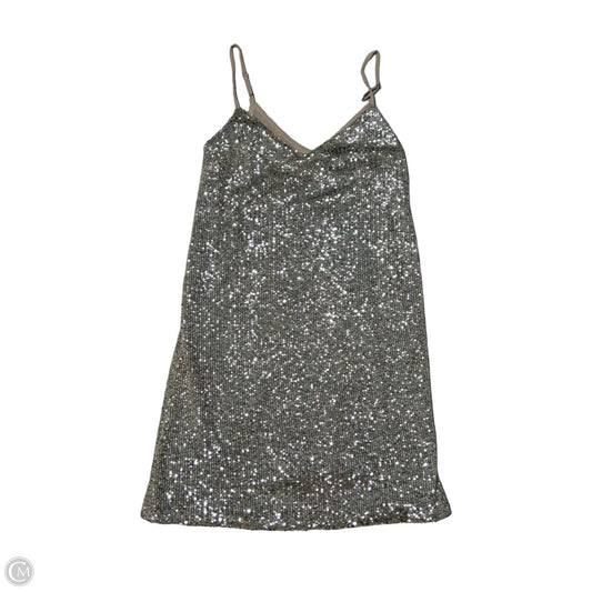 New! Dress Party Short By Banana Republic In Silver, Size: Xs