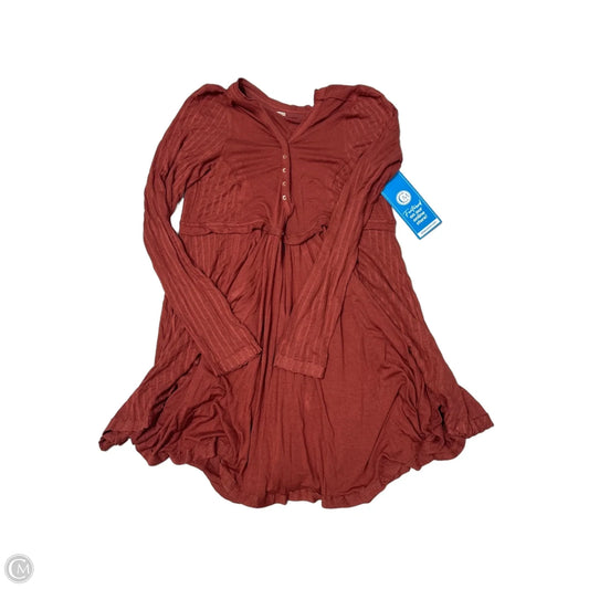 Top Long Sleeve By Free People In Orange, Size: M