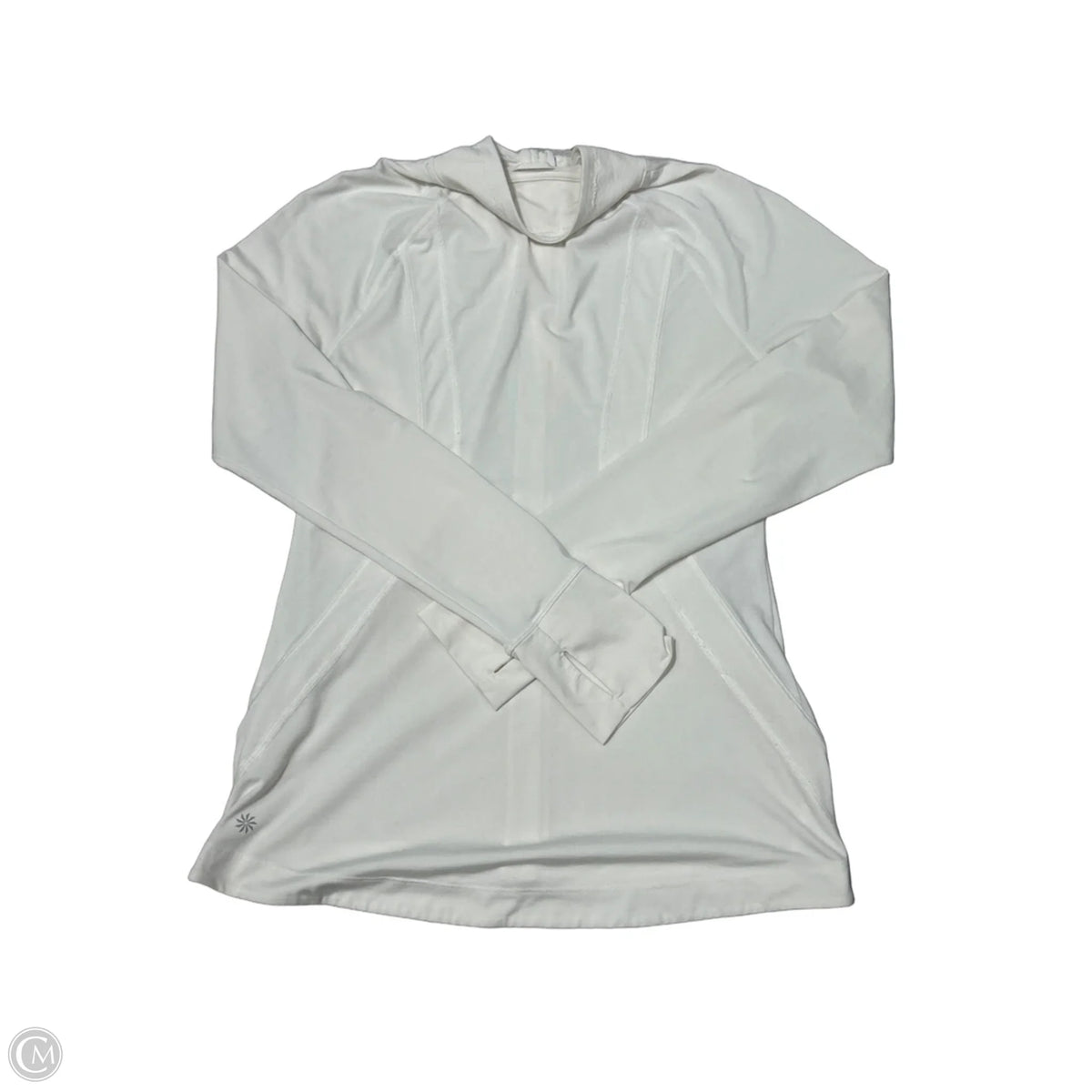 Athletic Jacket By Athleta In White, Size: M