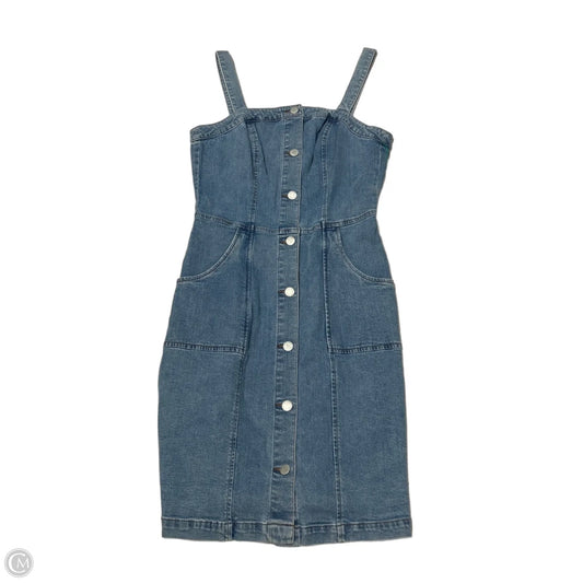 Dress Casual Midi By On 34th In Blue Denim, Size: S