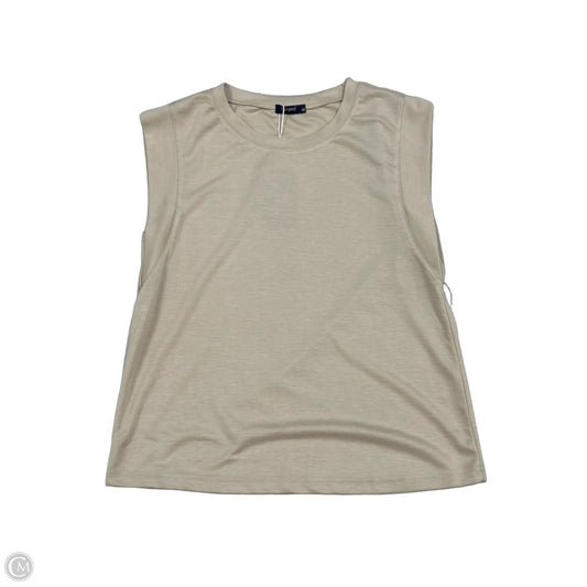 New! Top Sleeveless Basic By Sampeel In Beige, Size: M