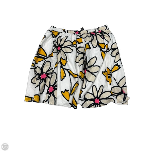Lane Bryant Midi Skirt in White, Size 1X