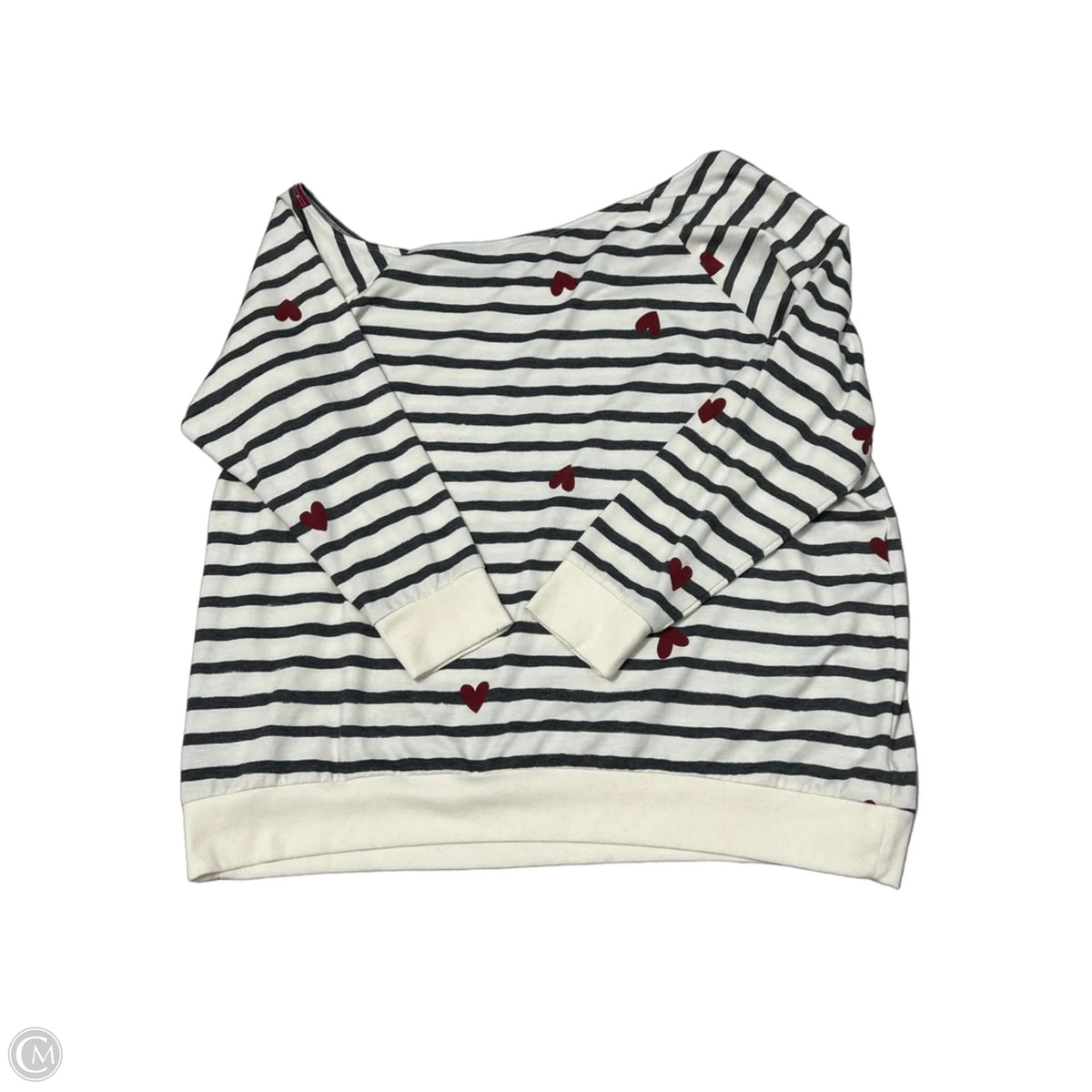 Torrid Long Sleeve Top in Striped Pattern, Size 3X