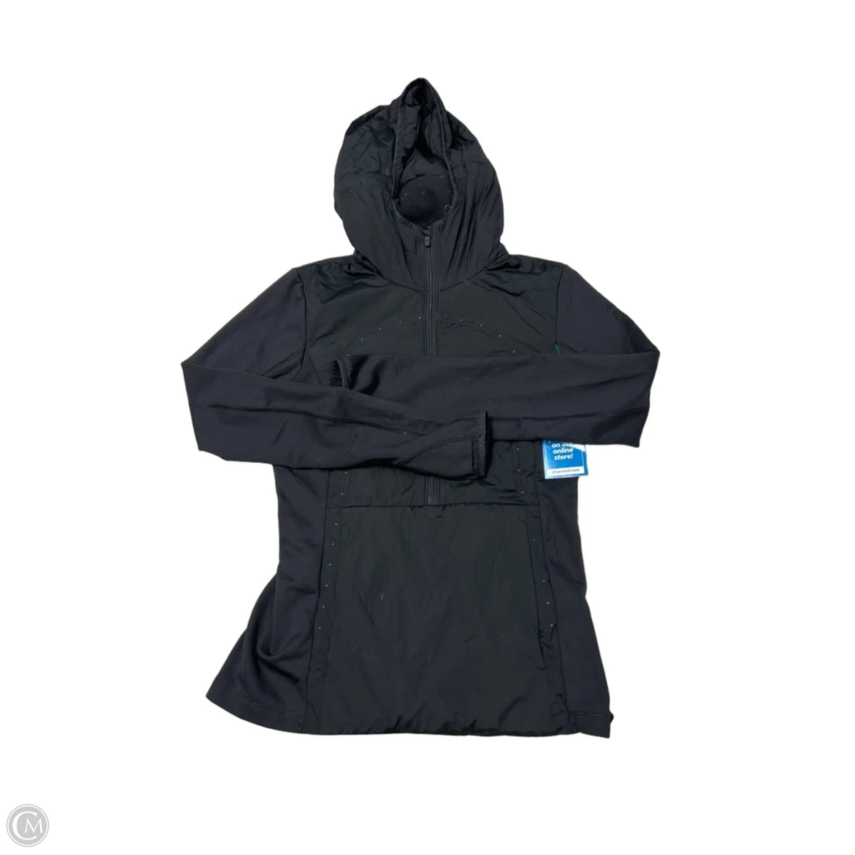 Lululemon Hooded Athletic Jacket in Black, Size S