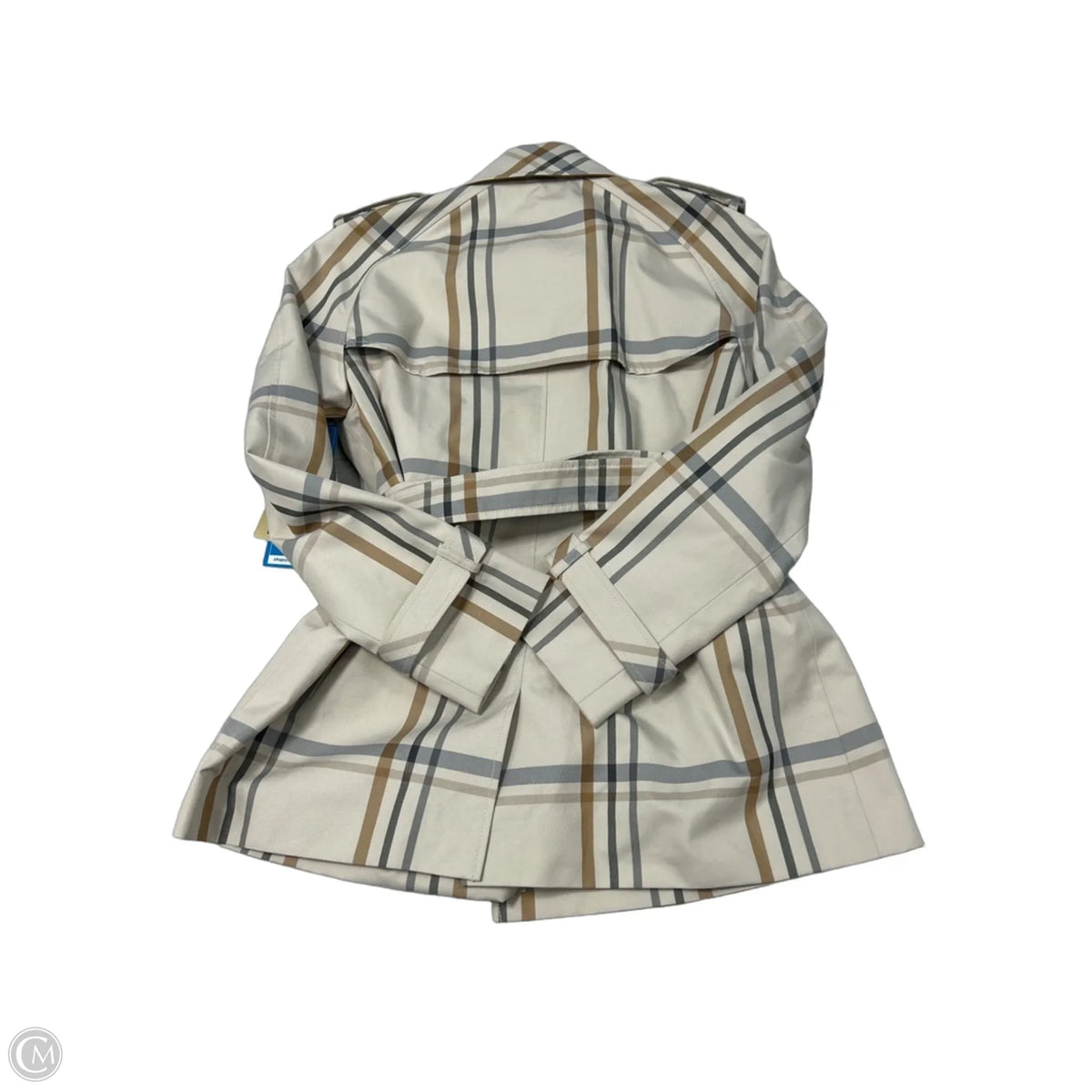 Coach Plaid Designer Coat, Size L
