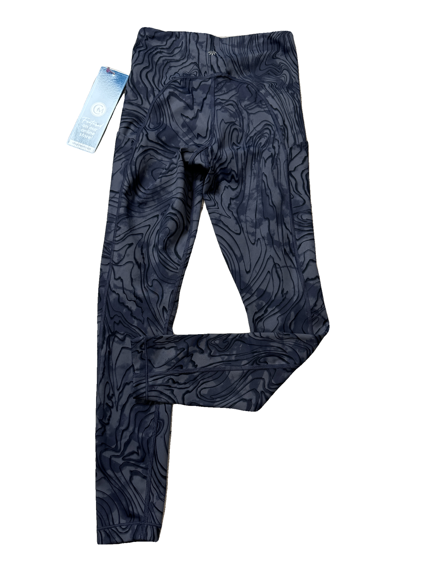 Athletic Leggings By Athleta In Blue, Size: Xs