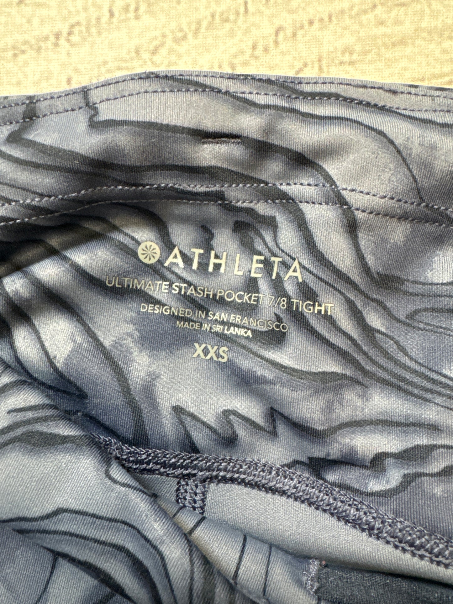 Athletic Leggings By Athleta In Blue, Size: Xs