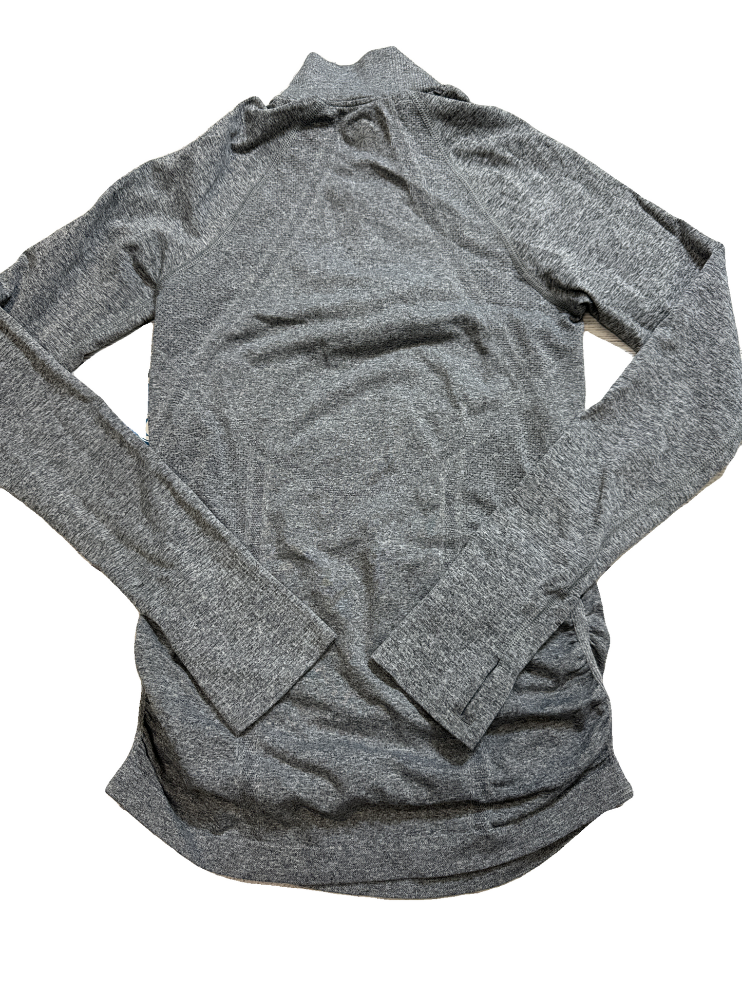 Athletic Top Long Sleeve Collar By Athleta In Grey, Size: Xs