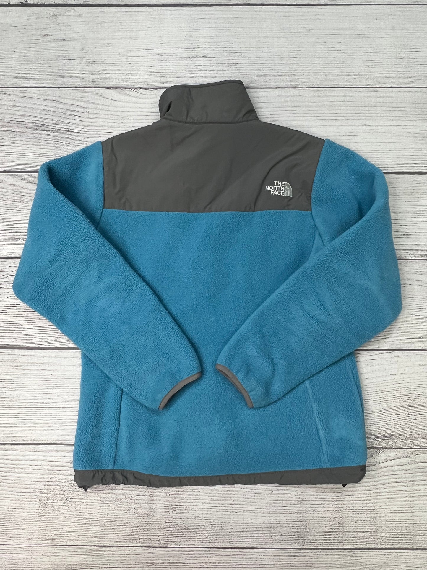 Jacket Fleece By North Face In Blue, Size: M