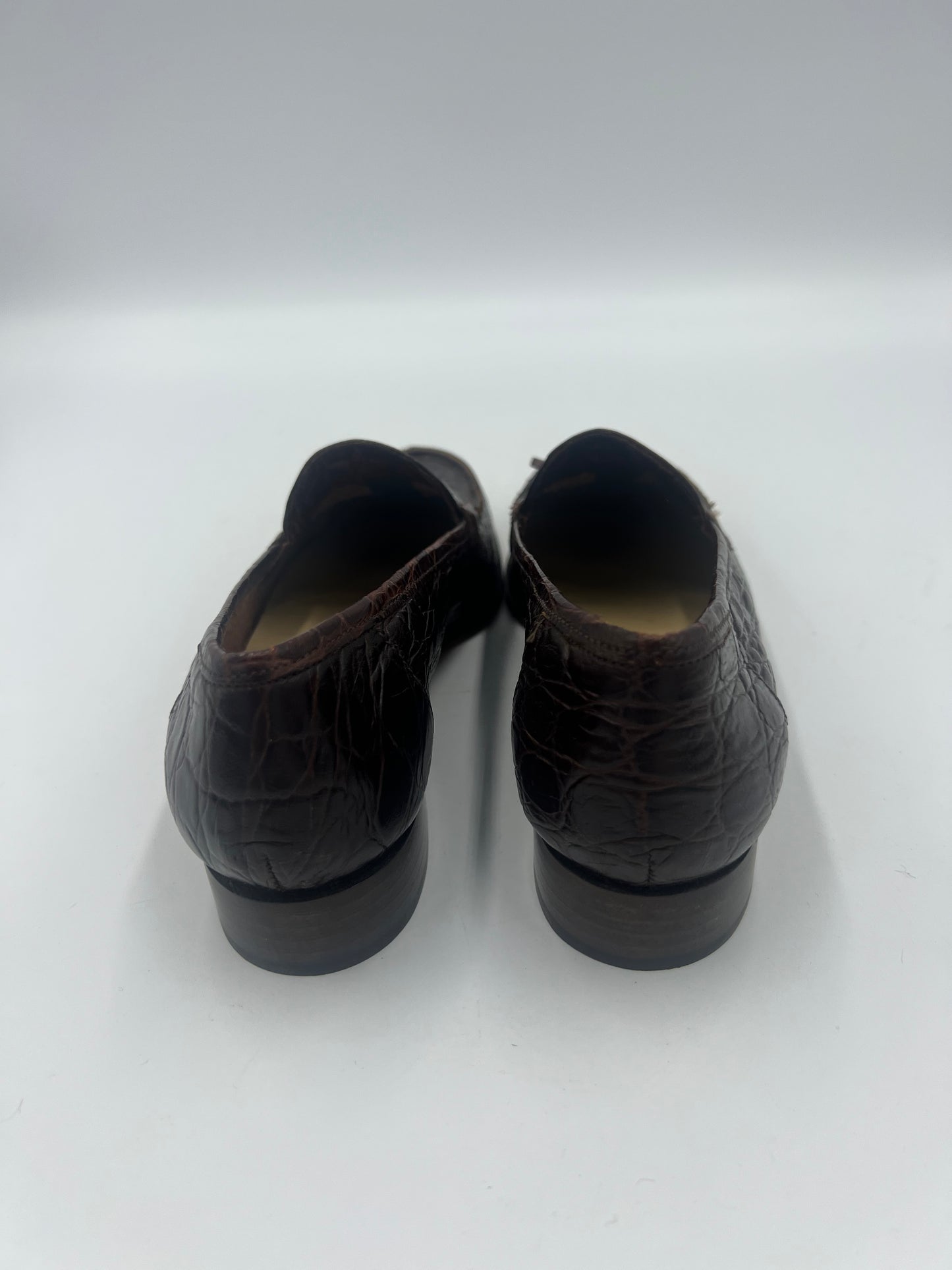 Tan Loafers by Pelie Moda, Size 5.5