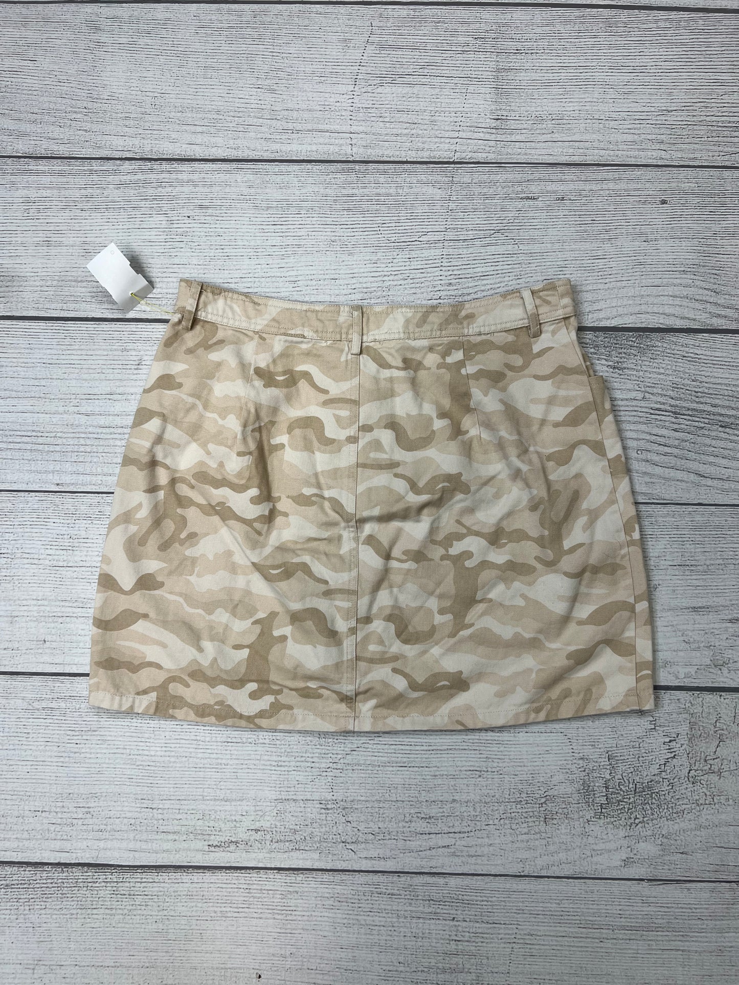 Camoflauge Skirt Midi Mod, Size L