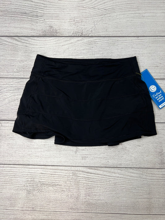 Athletic Skirt Skort By Lululemon In Black, Size: 8