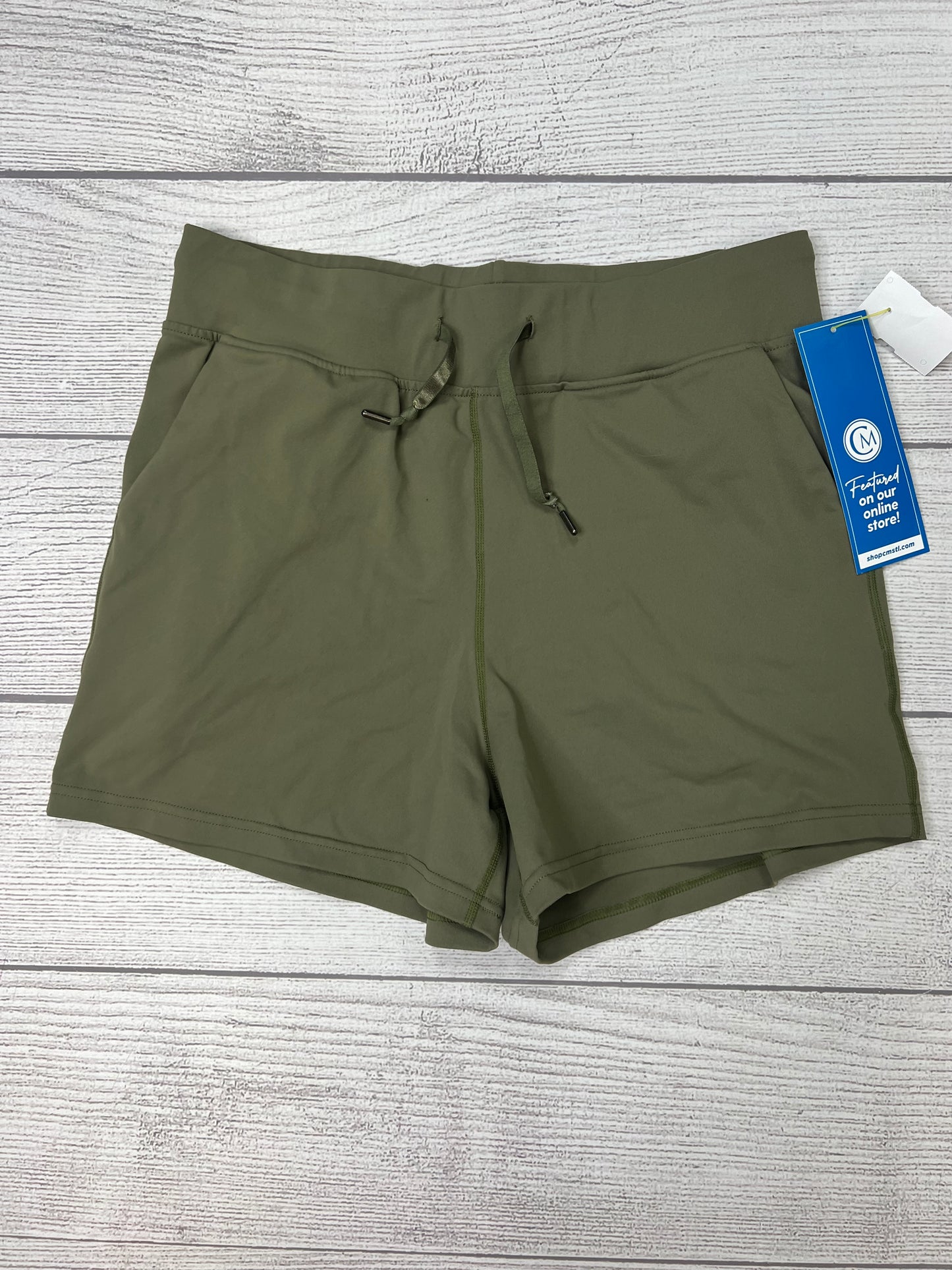 Athletic Shorts By Lululemon In Green, Size: Xl