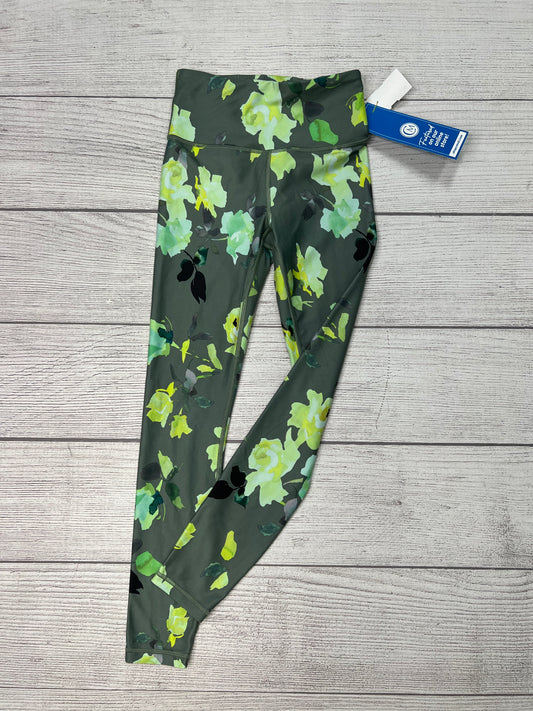 Athletic Leggings By Athleta In Green, Size: Xxs