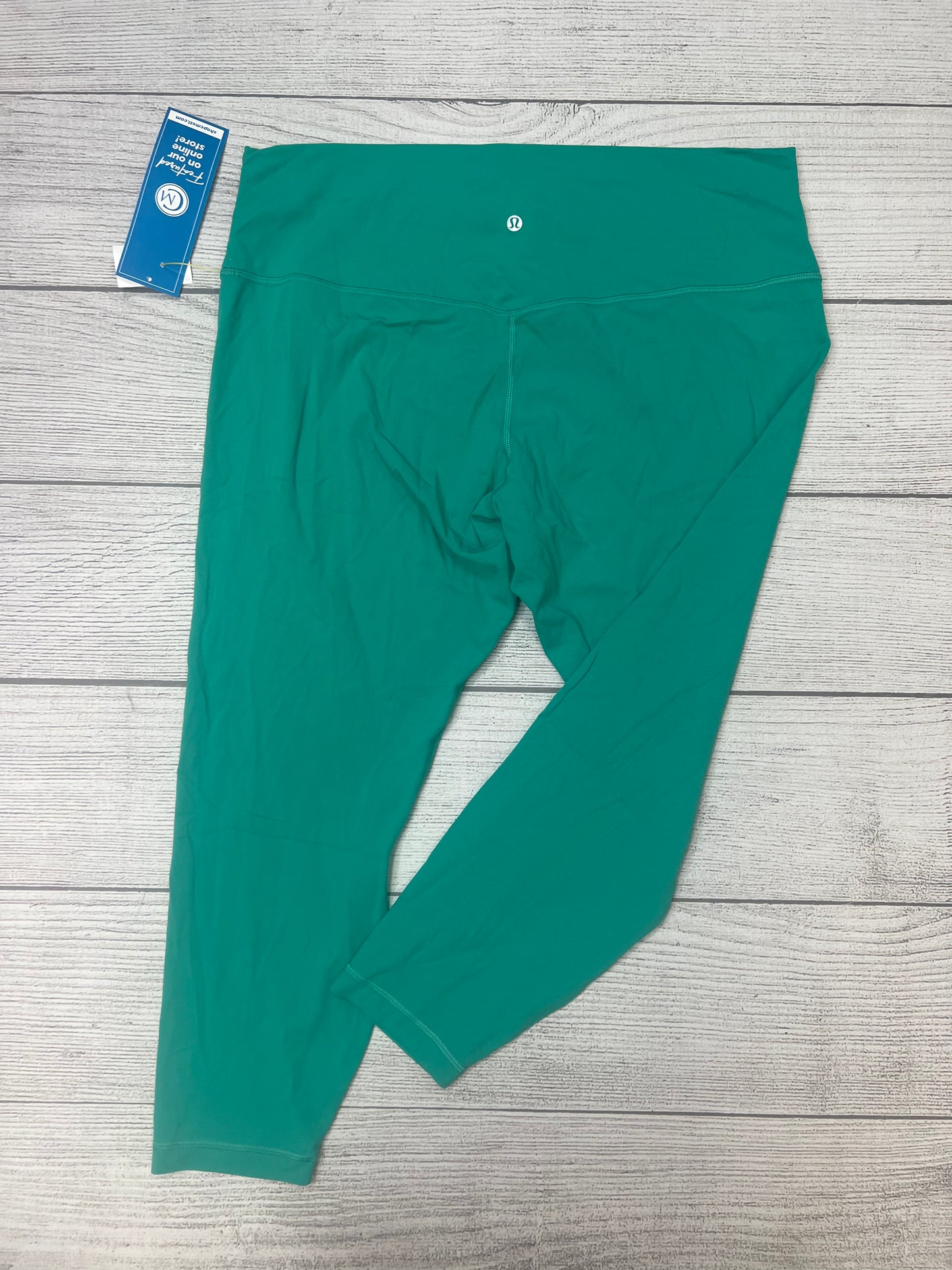 Athletic Capris By Lululemon In Green, Size: 20